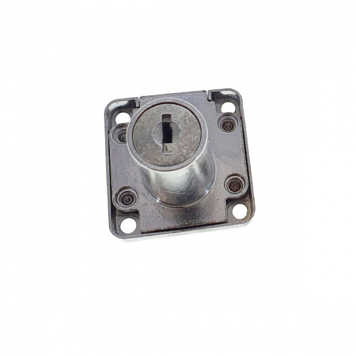 Set incuietoare pentru mobilier, FAM-65367, cu butuc si 2 chei, cromat, dimensiuni 41 x 40 x 38 mm [4]