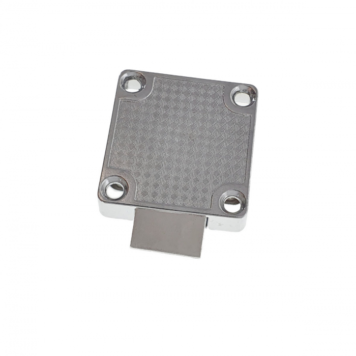 Set incuietoare pentru mobilier, FAM-66847, cu butuc si 2 chei, cromat, dimensiuni 43 x 40 x 40 mm [5]