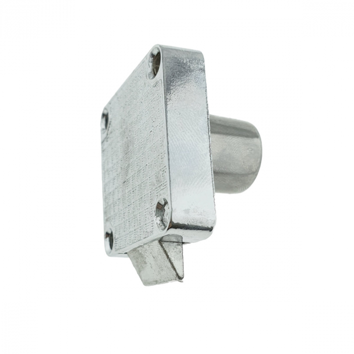 Set incuietoare pentru mobilier, Flores 66846, cu butuc si 2 chei, cromat, dimensiuni 40 x 40 x 32 mm [2]