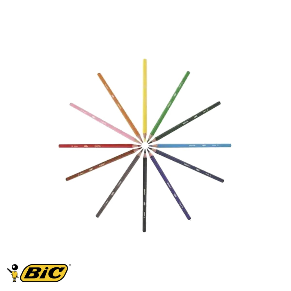 Set mixt Bic creioane colorate, cerate si carioci, 36 piese, pentru copii [4]