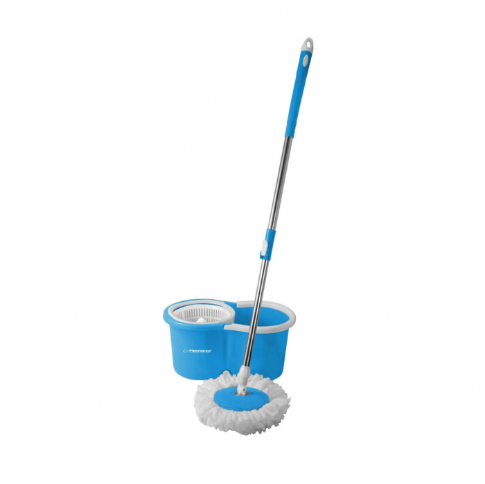 Set mop rotativ, Spin Mop Perfect Clean 96405, cu galeata si storcator, rotire 360 grade [2]
