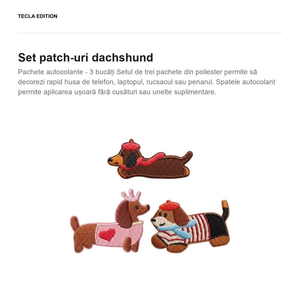 Set patch-uri dachshund [2]