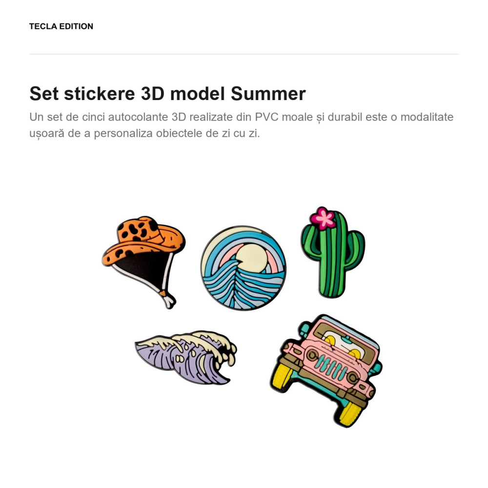 Set stickere 3D model Summer [2]