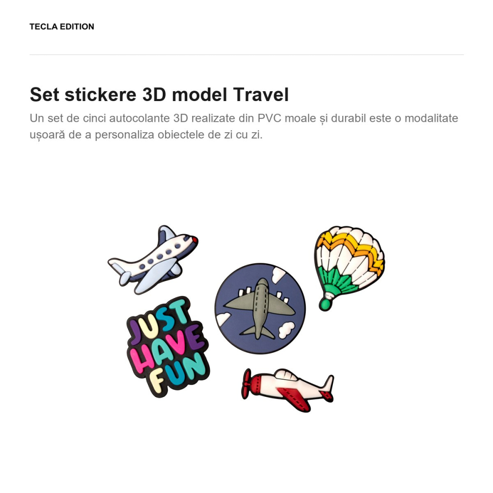 Set stickere 3D model Travel [2]