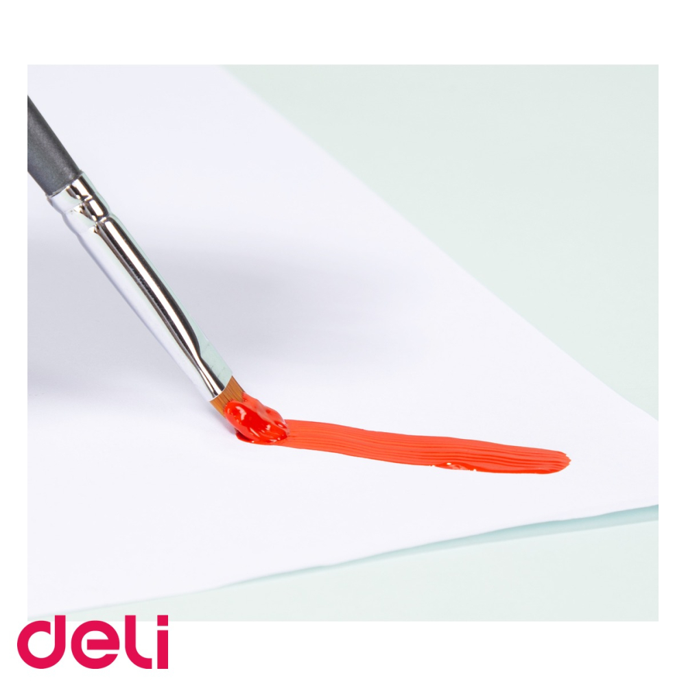 Set tempera 24 culori Deli, tuburi de 12 ml, culori intense pentru pictura scolara [4]
