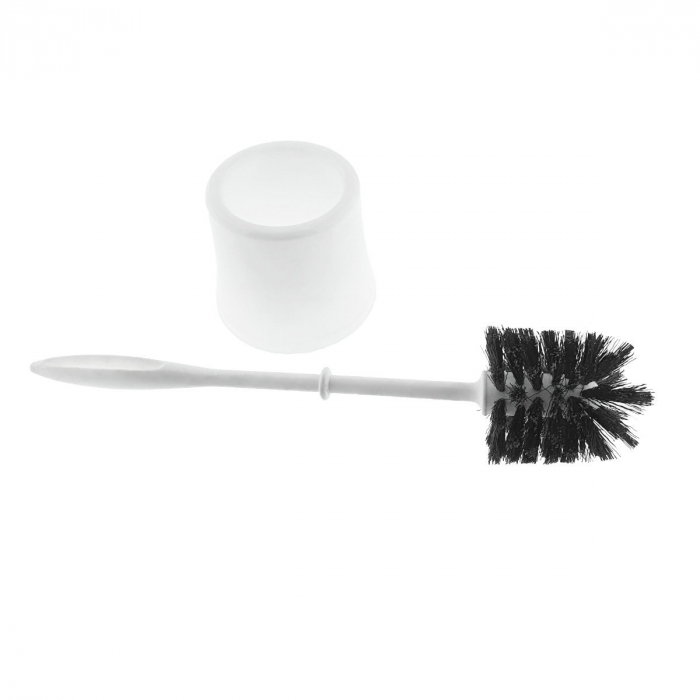 Set toaleta cu perie si suport din plastic, lungime perie 330 mm, dimensiuni suport 110x95x90 mm, Y-441, alb [3]