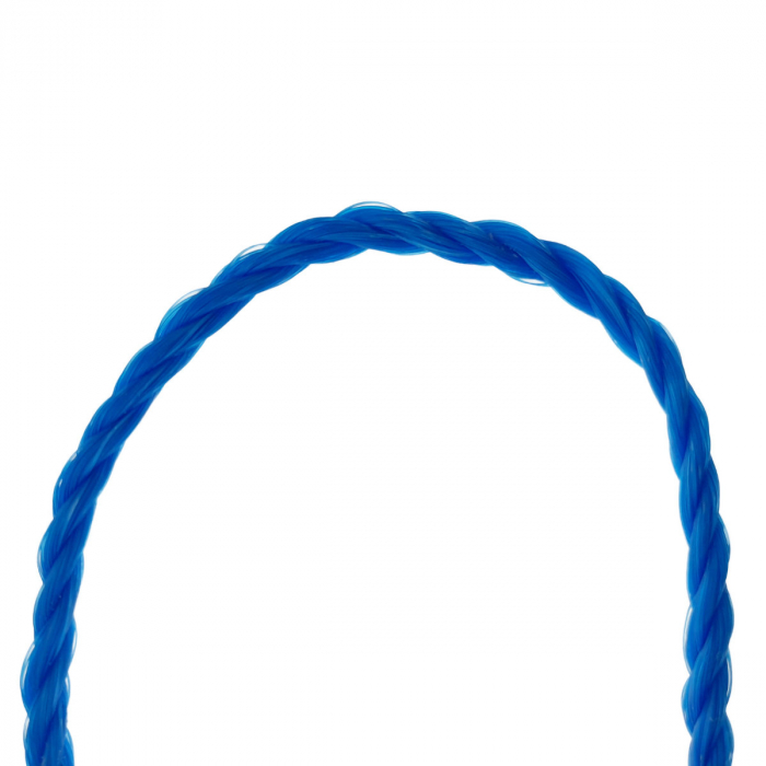 Sfoara din material termoplastic matasos, funie nylon rezistent, grosime 5mm, lungime 50 m , albastra [3]