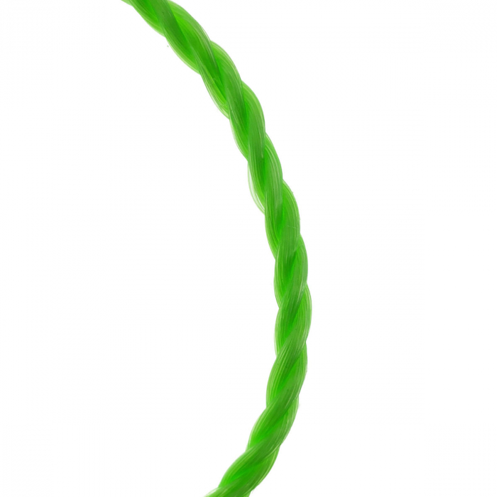 Sfoara din material termoplastic matasos, funie nylon rezistent, grosime 5mm, lungime 50 m , verde [3]