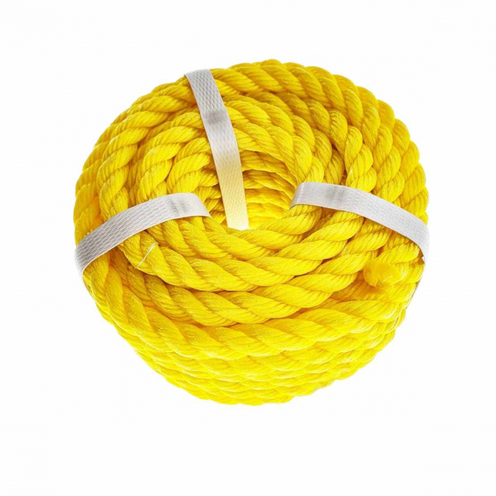 Sfoara din nylon cu lungime 10 m, grosime 14 mm, culoare galben [2]