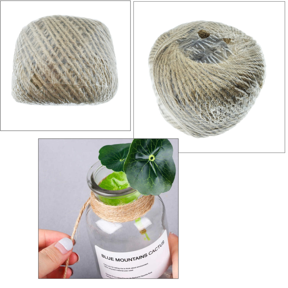 Sfoara iuta naturala rezistenta, ghem 500g, pentru utilizari intensive gradina si bucatarie, 3mm, ambalaj economic [3]