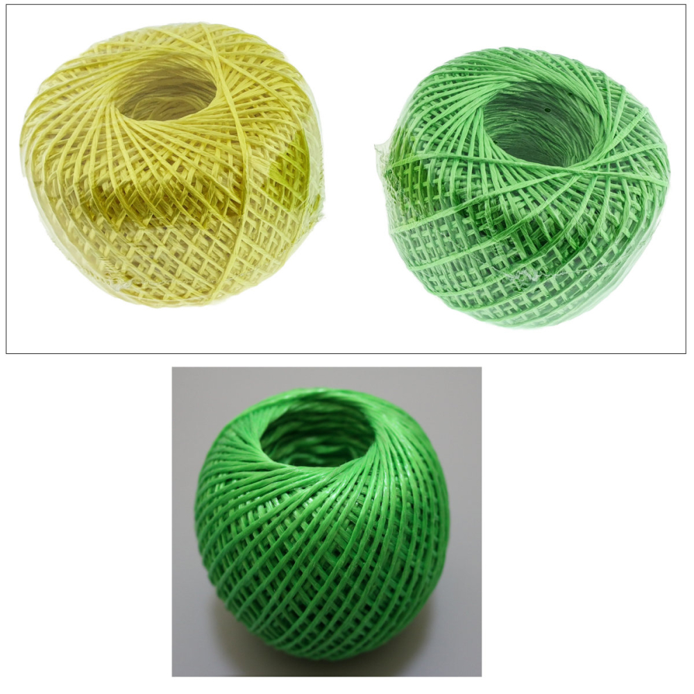 Sfoara rafie naturala unicolor, ghem 200g, pentru artizanat si legaturi usoare, utilizare evenimente si cadouri, culoare random [4]