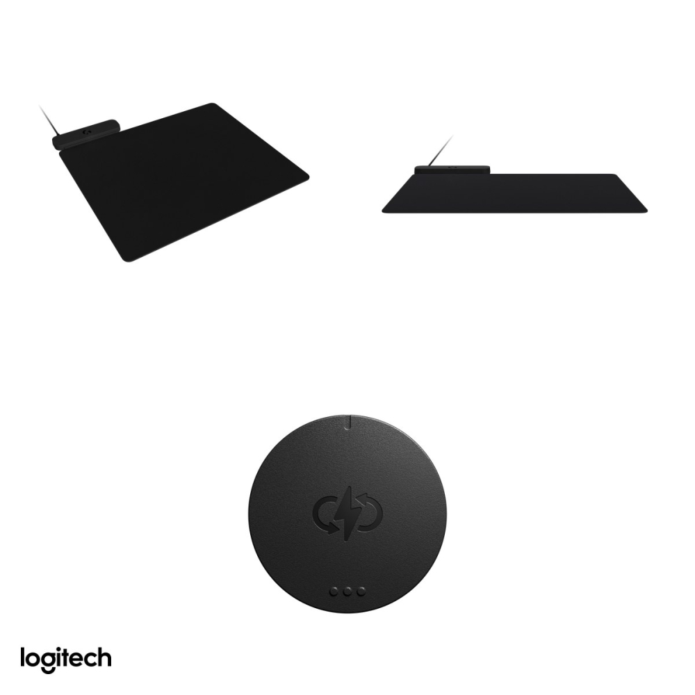 Sistem de incarcare wireless Logitech G POWERPLAY 2 pentru mouse, cu mousepad textil 344 x 284 mm, cablu USB 1,8 m, negru, 947-000003 [4]