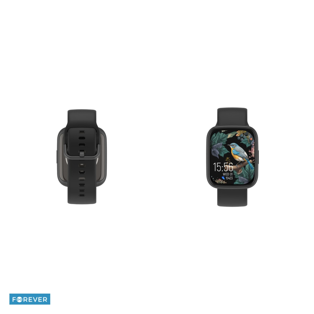 Smartwatch Forever ForeVigo 4 SW-330, negru, IP68, incarcare 3 h, ecran 1,95 ", Amoled 1,95" 410x502 pix, 220 mAh, bluetooth v.5.4, curea 214 mm [5]