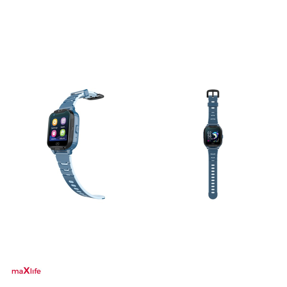 Smartwatch Maxlife MXKW-350, GPS WiFi 4G, albastru, IPX7, 1.4" 240 x 240 px, curea 248 mm [5]