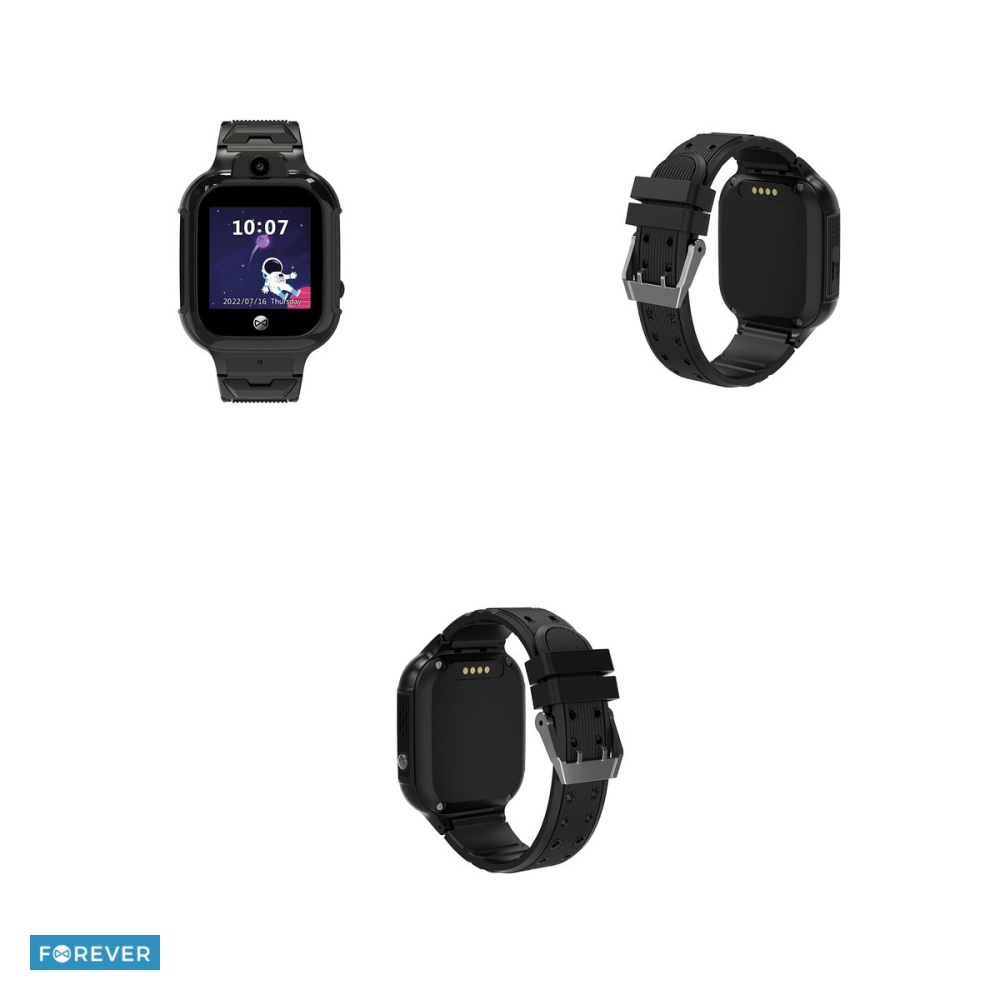 Smartwatch pentru copii Forever GPS WiFi See Me! 3 KW-320, Negru [4]