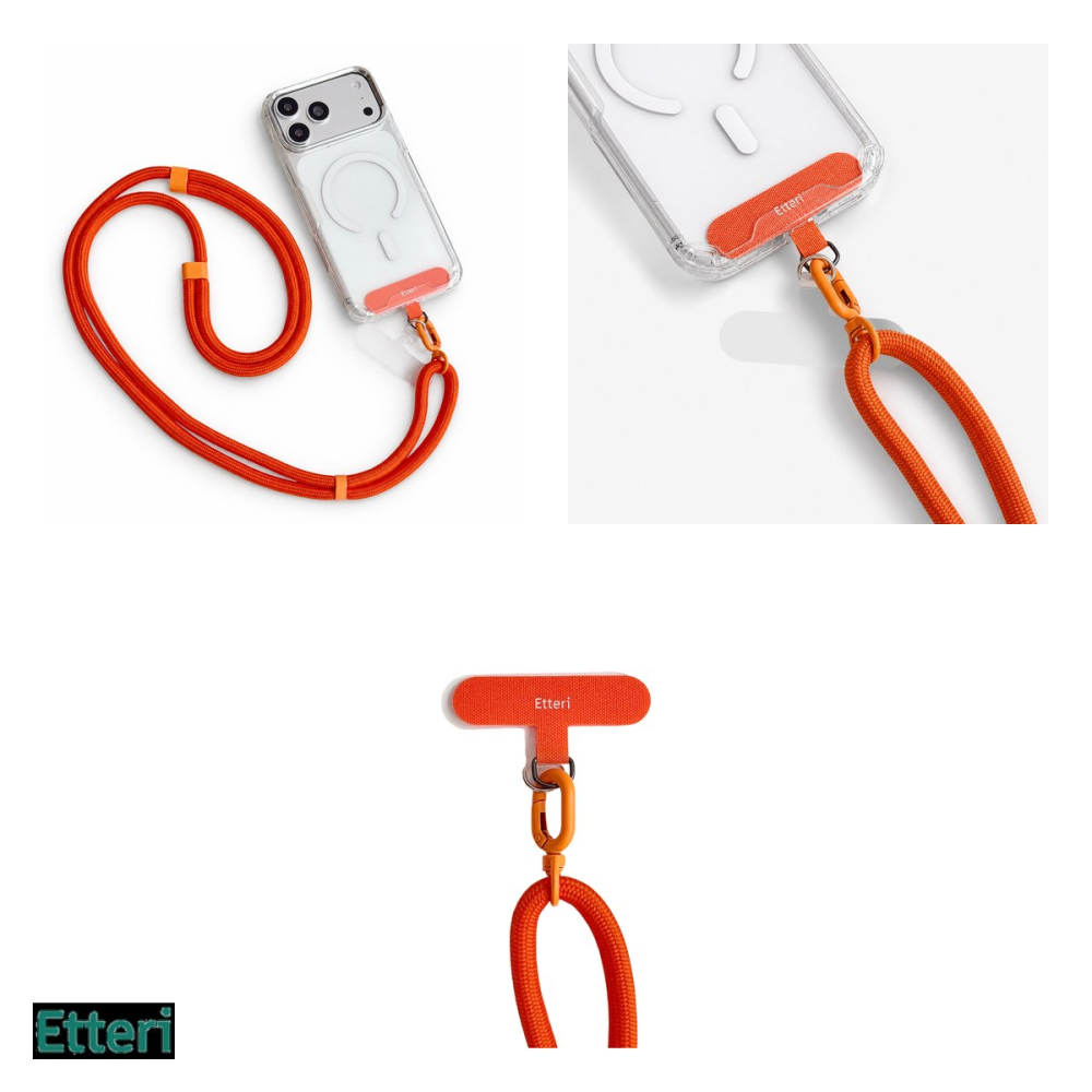 Snur de gat pentru telefon 150 cm, Portocaliu [4]