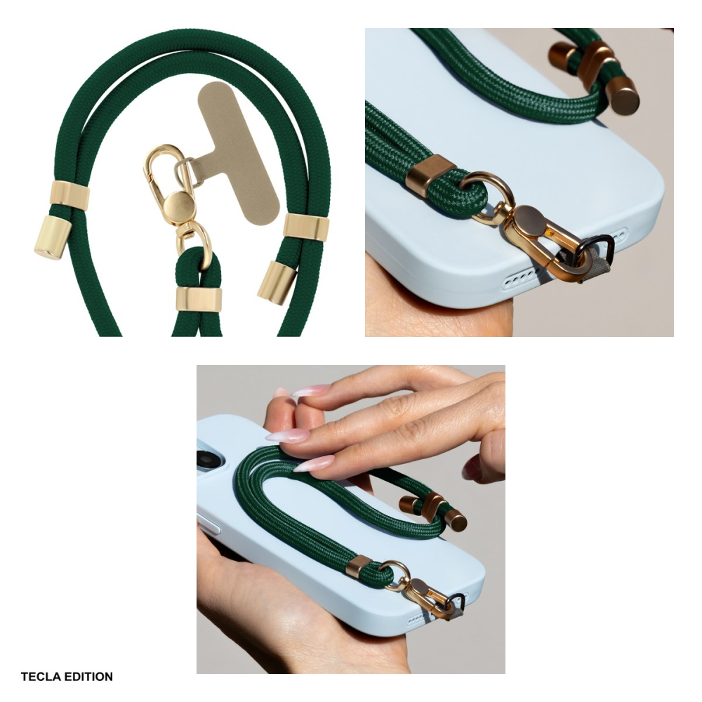 Snur telefon Elegant green 50 cm, Verde [4]