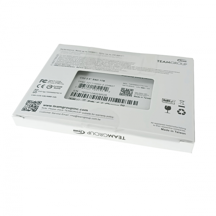 SSD Team Group CX2 Classic, 1TB, 2.5", SATA III [6]