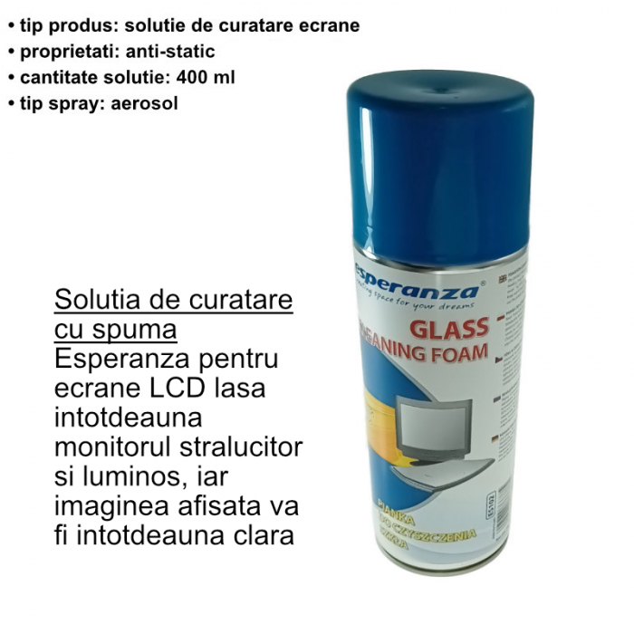 Spuma de curatare ES102 Esperanza, 400ml [5]