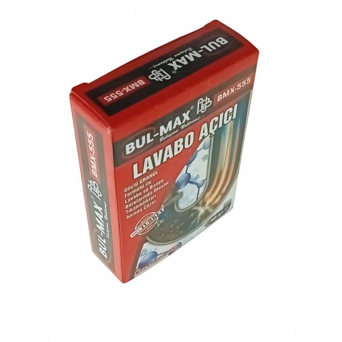 Solutie pentru curatat tevile, Bul-Max BMX-555 70455, granule, 40gr [2]