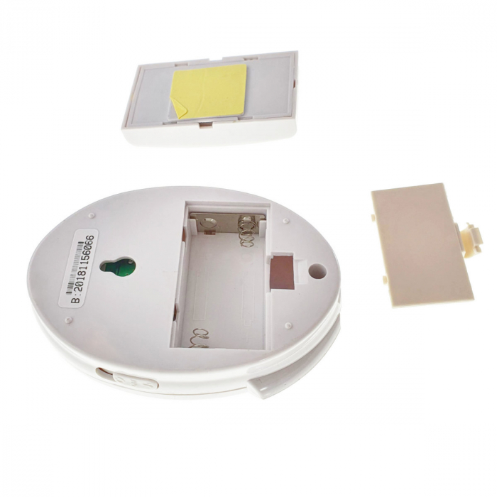 Sonerie cu buton Wireless cu baterii, Flores FE-40792, un receptor, 32 melodii, raza actiune 100 metri, sistem anti-interferenta, alba cu albastru [2]