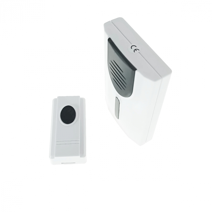 Sonerie fara fir-wireless, Blow DP-11 05461, 100m raza actiune, 30 tonuri, 1 x LED, 3 x AA, 1 x CR2032, alba [3]