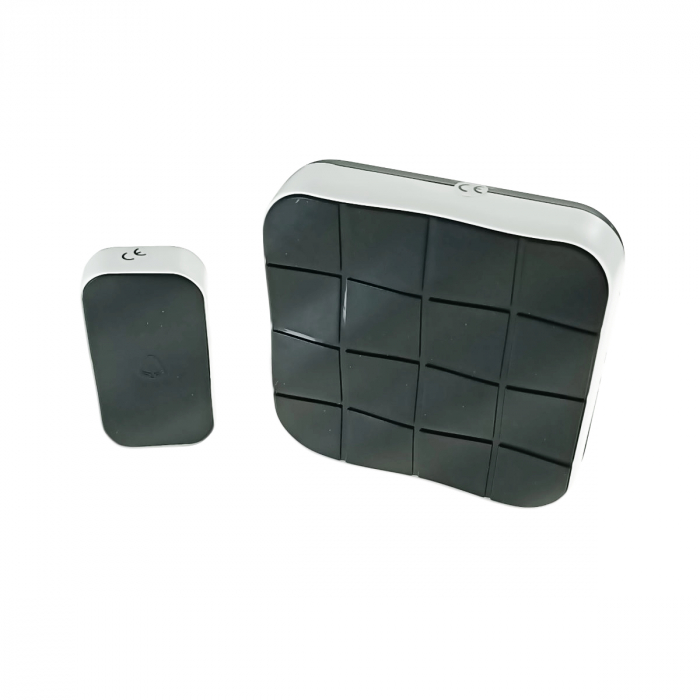 Sonerie fara fir-wireless, Blow DR-11 07894, 70m raza actiune, 10 tonuri, 2 x LED, 433MHz, 3 x AA, 1 x CR2032, neagra [2]