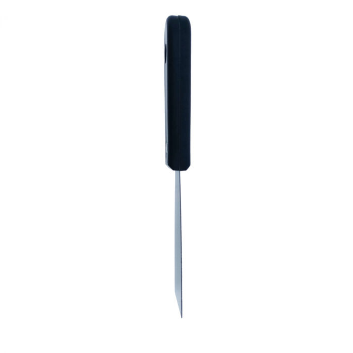 Spaclu inox cu maner din plastic, dimensiuni 195 x 38 x 15 mm, negru cu argintiu [3]