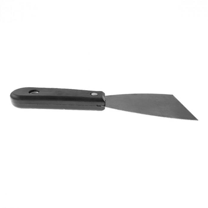 Spaclu metal 65mm, cu maner plastic, negru [3]