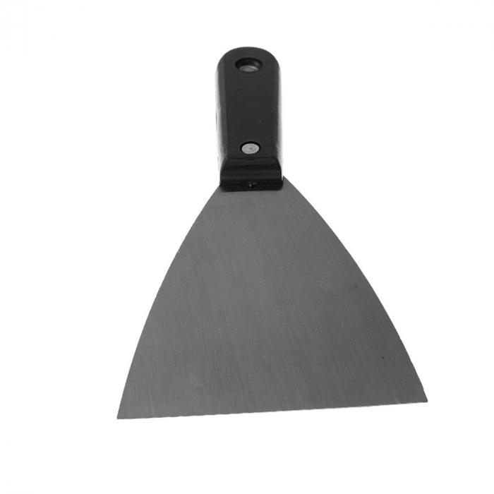 Spaclu metal 86mm, cu maner plastic, negru [2]