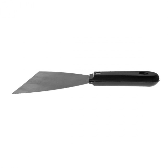 Spaclu metal 98mm, cu maner plastic, negru [3]