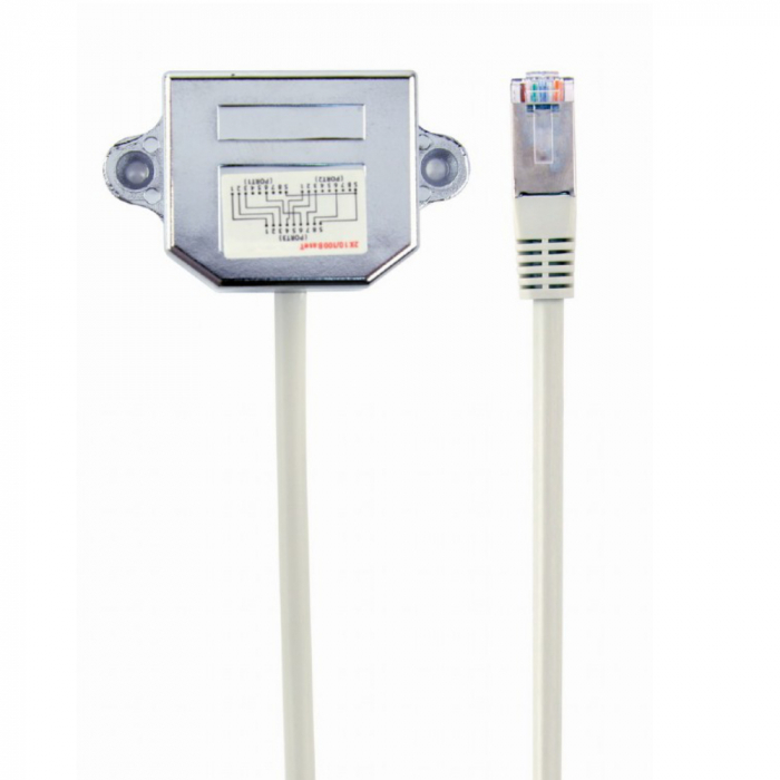 Dispozitiv de distribuire semnal NCA-SP-02 Gembird LAN port splitter, FTP, 2x RJ45 [5]