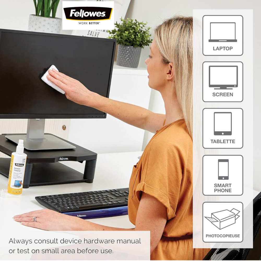 Spray de curatare pentru monitor 250 ml, Fellowes, uscare rapida, proprietati antistatice, pentru ecrane CRT, TFT, LCD [3]