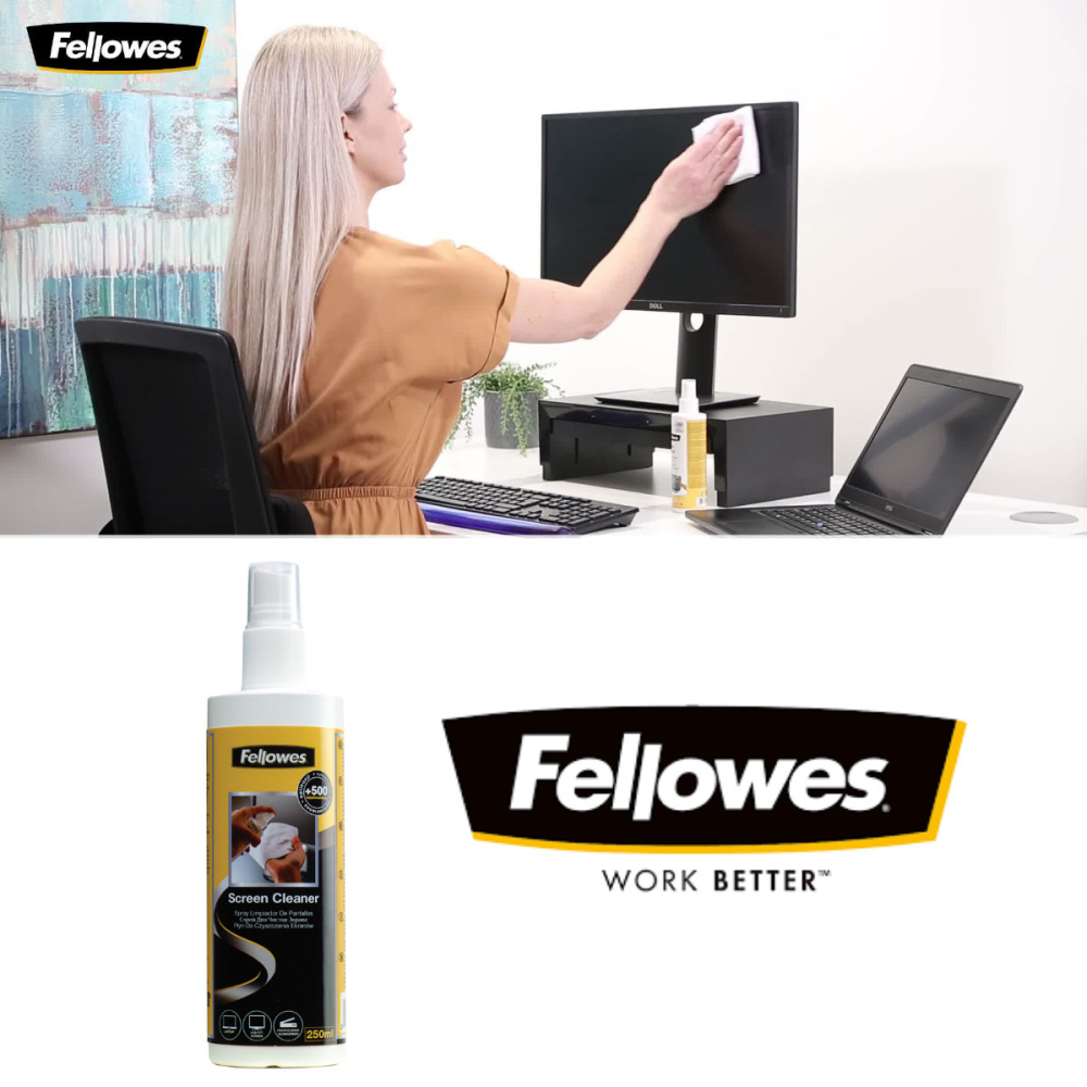 Spray de curatare pentru monitor 250 ml, Fellowes, uscare rapida, proprietati antistatice, pentru ecrane CRT, TFT, LCD [4]