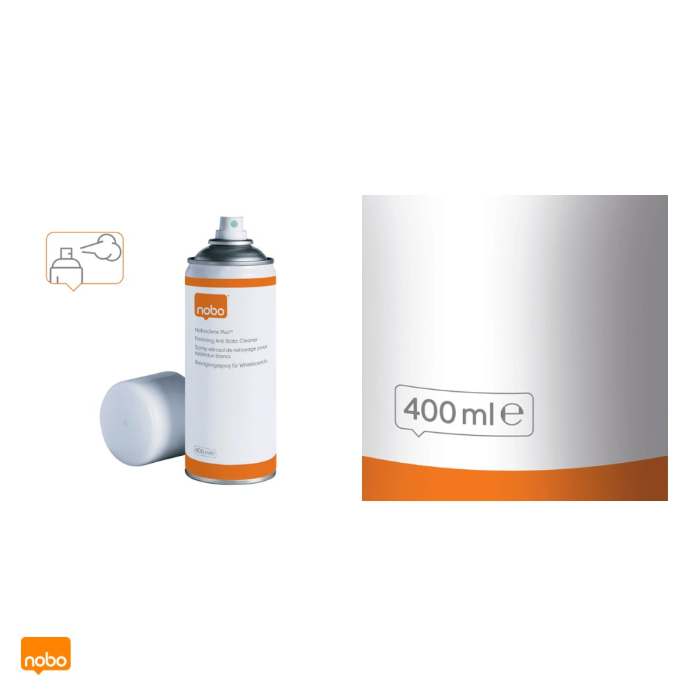 Spray Nobo Clene Plus, pentru curatare si intretinere whiteboard, utilizare frecventa, 400 ml, 66x200x66 mm [4]