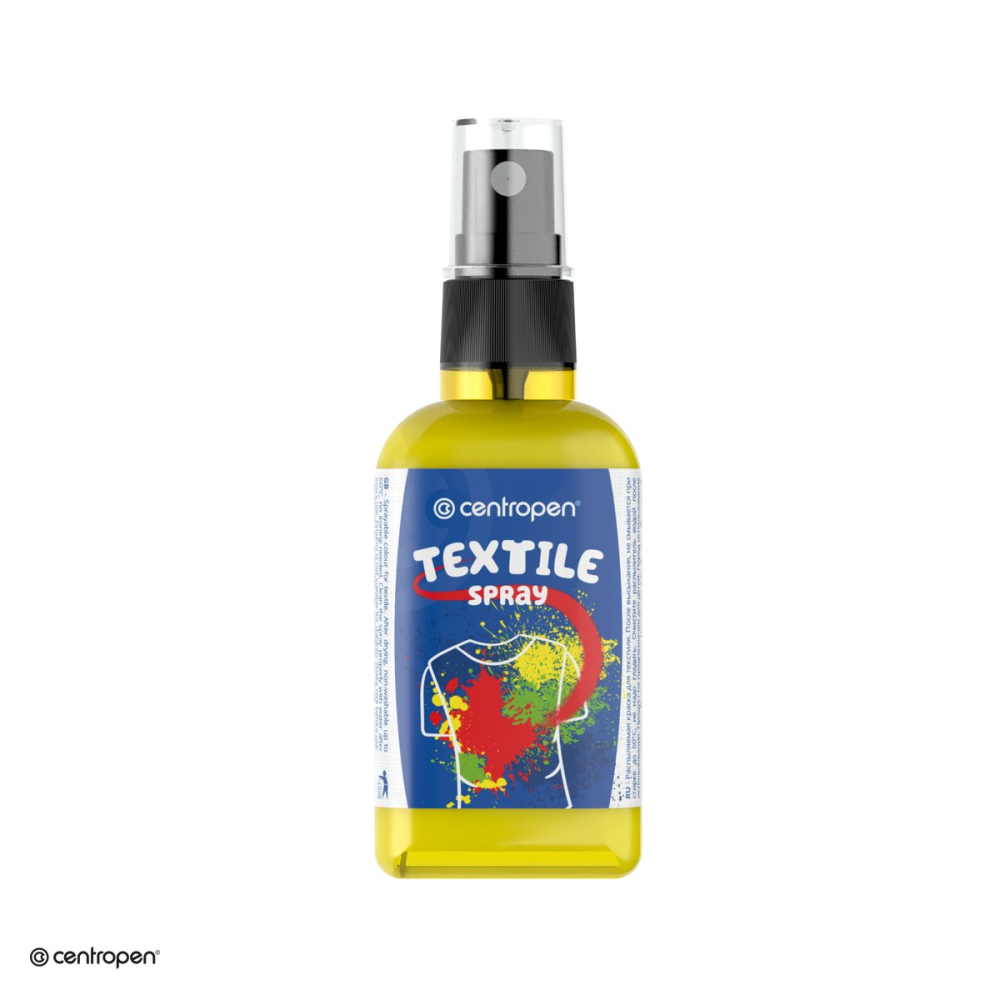 Spray vopsea pentru textile Centropen, 110 ml, galben [4]