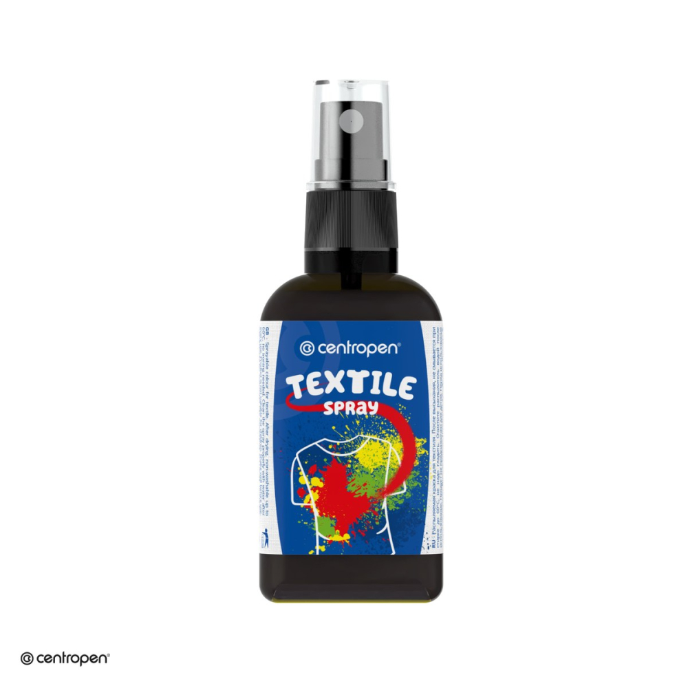 Spray vopsea pentru textile Centropen, 110 ml, negru [4]