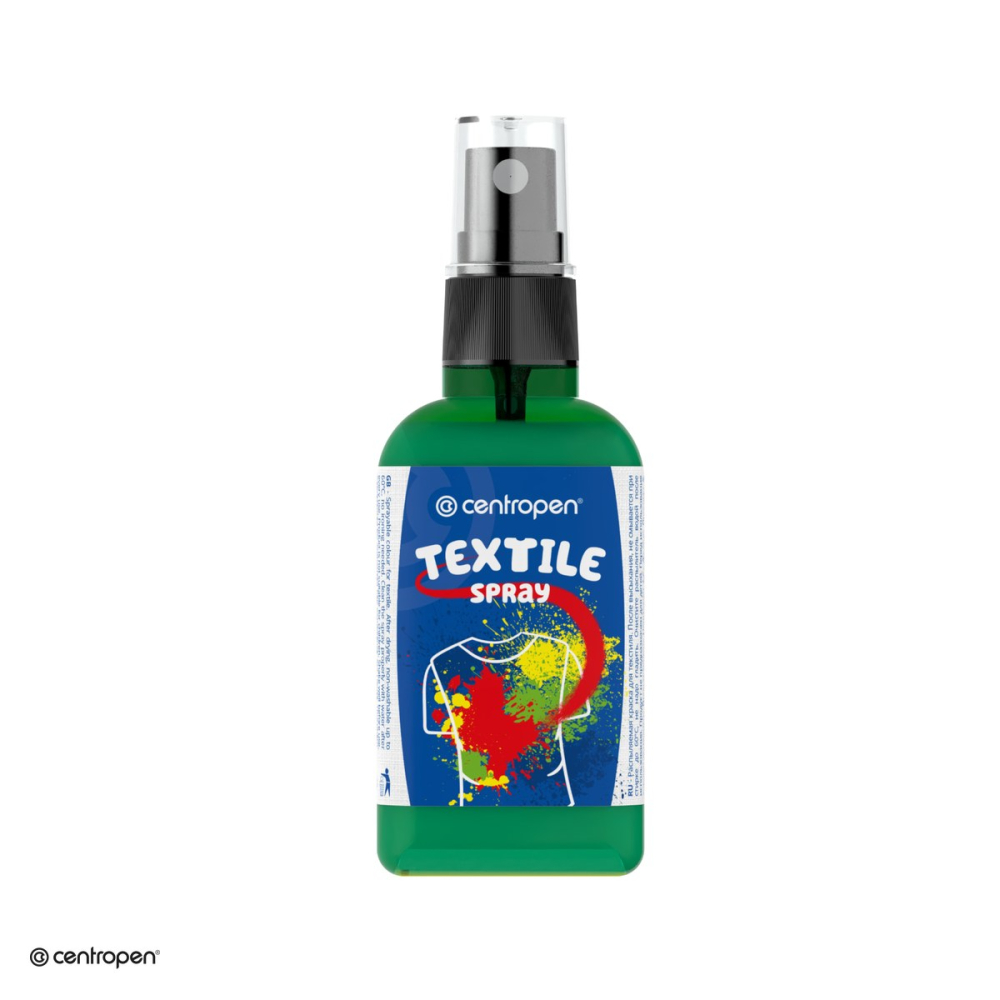 Spray vopsea pentru textile Centropen, 110 ml, verde [4]