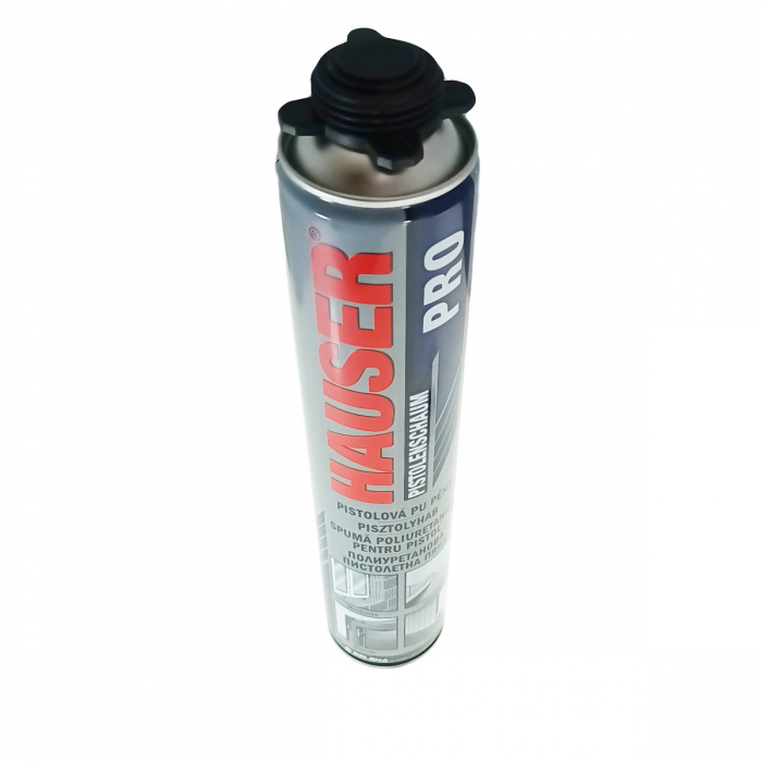 Spuma poliuretanica expandabila, Hauser Pro 20482, pentru pistol, etansare, izolare si reparare, 650ml [5]