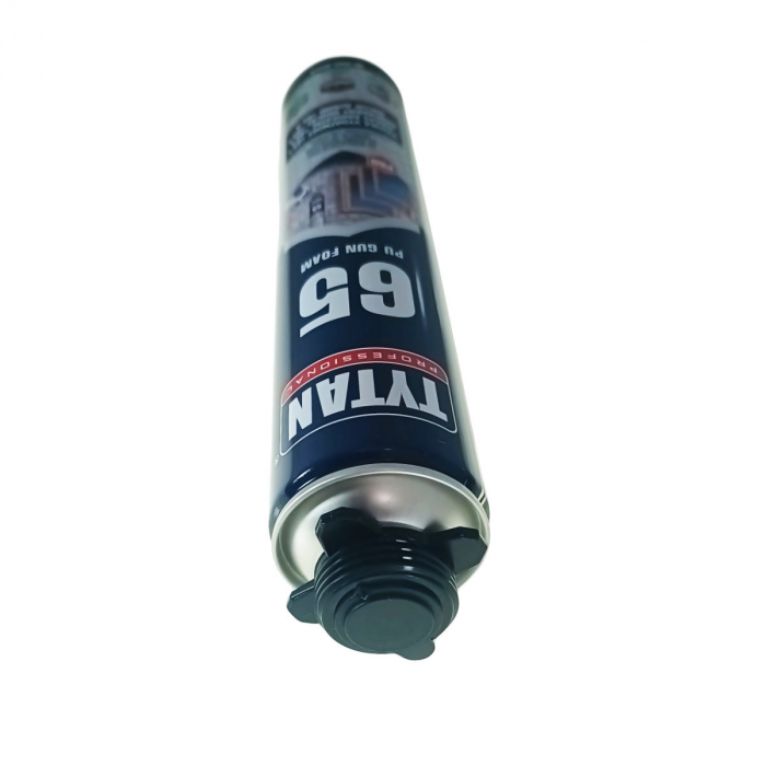 Spuma poliuretanica expandabila TYTAN 65 Professional 20468, 840ml, pentru pistol, izolatie fonica si termica [2]