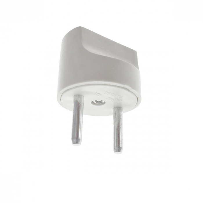 Stecher adaptor priza USA la EU, 2 pini, 4A 220V, alb [3]