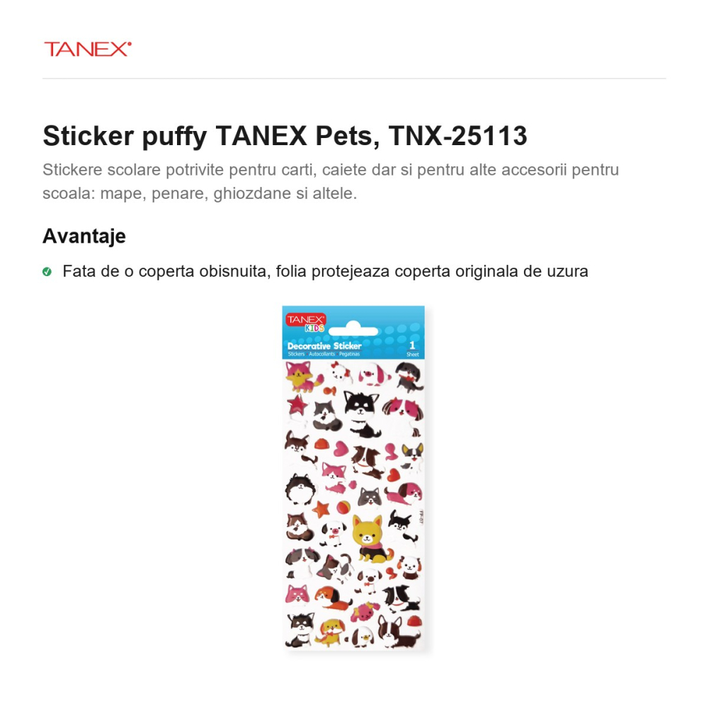 Sticker puffy TANEX Pets, TNX-25113 [2]