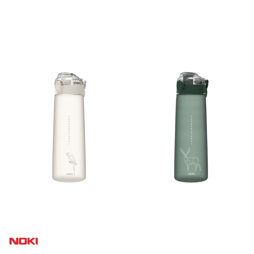 Sticla de apa Noki T-0110 din tritan fara BPA, 730 ml, deschidere automata cu buton si blocare, maner de transport, culori asortate [4]