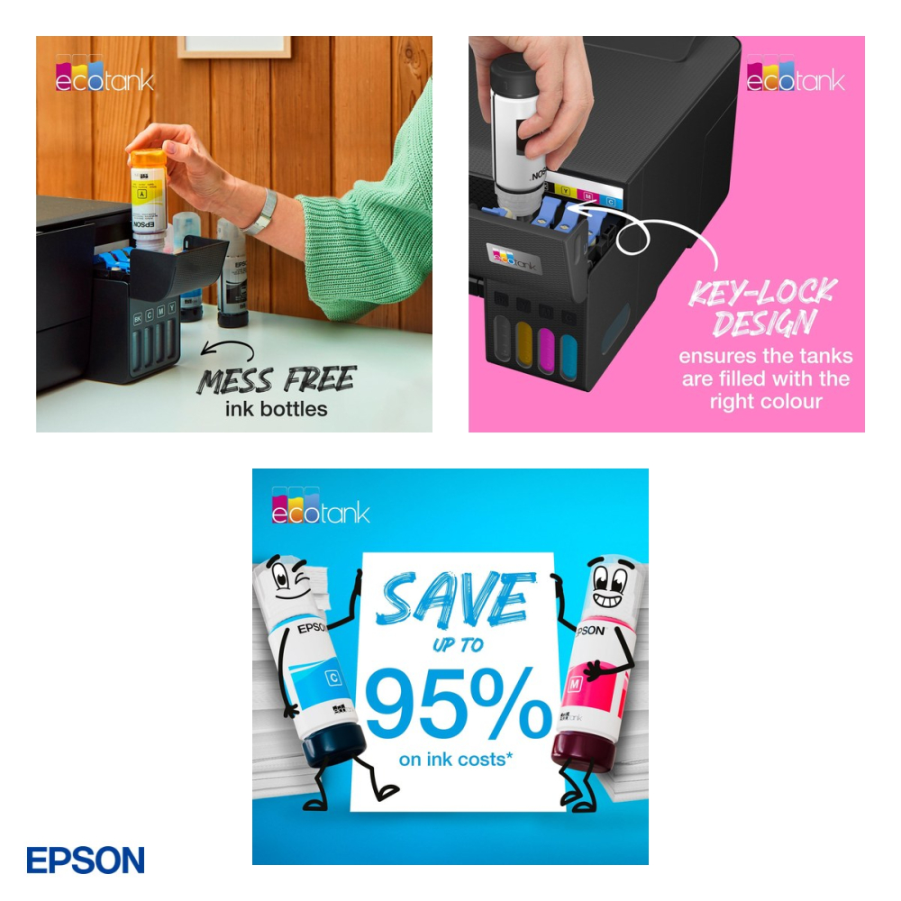 Sticla de cerneala Epson 103 EcoTank, 65 ml, cerneala dye, randament 7.000-7.500 pagini, pentru imprimante EcoTank, magenta, C13T00S34A [5]