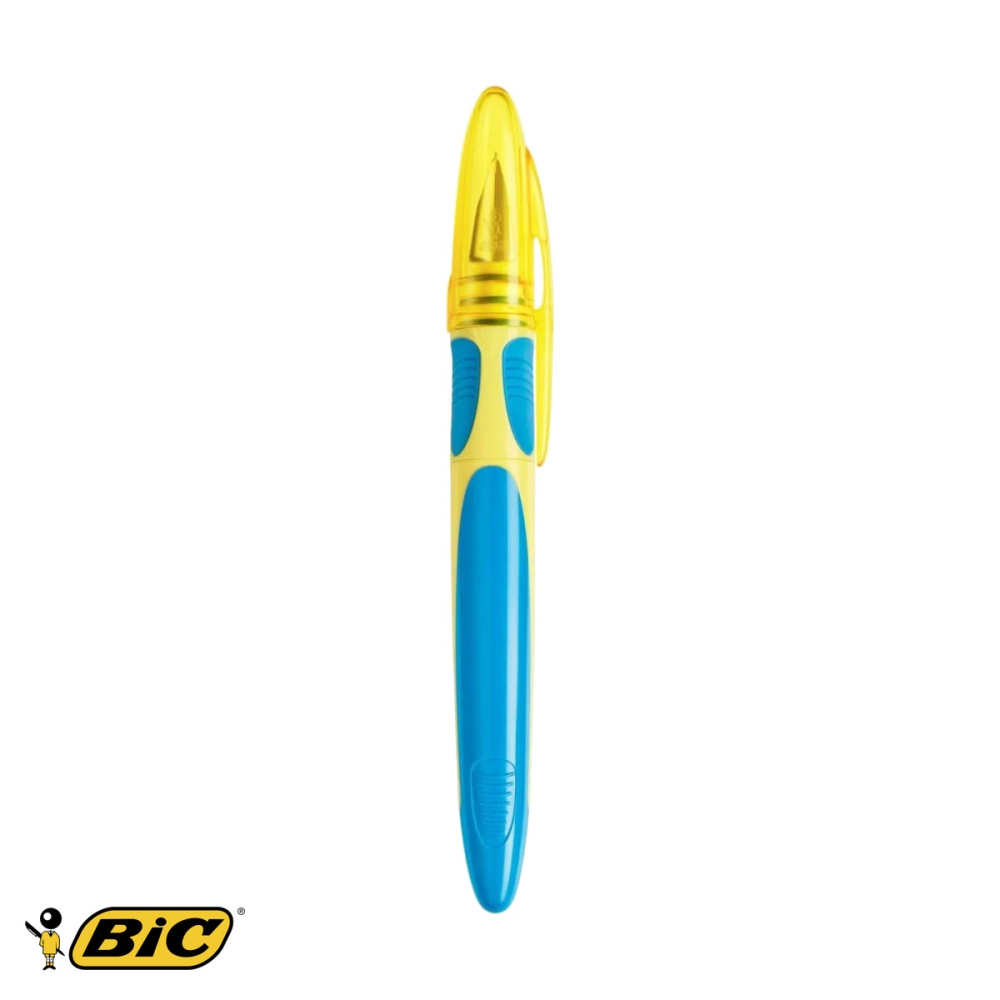 Stilou Bic Easy Click Standard, varf mediu, maner triunghiular ergonomic, pentru scoala si birou [4]