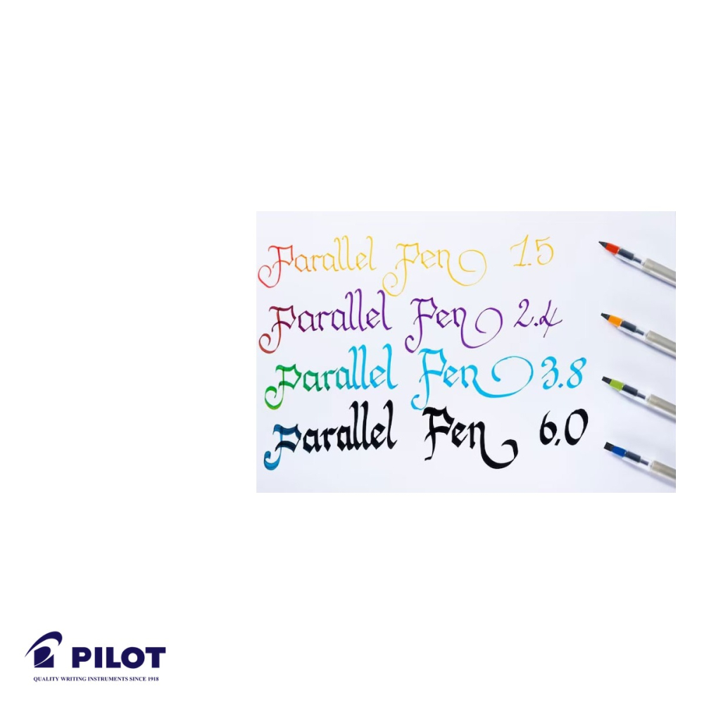 Stilou caligrafic Pilot Parallel Pen, varf plat 4.5mm, verde smarald, pentru scriere artistica [5]