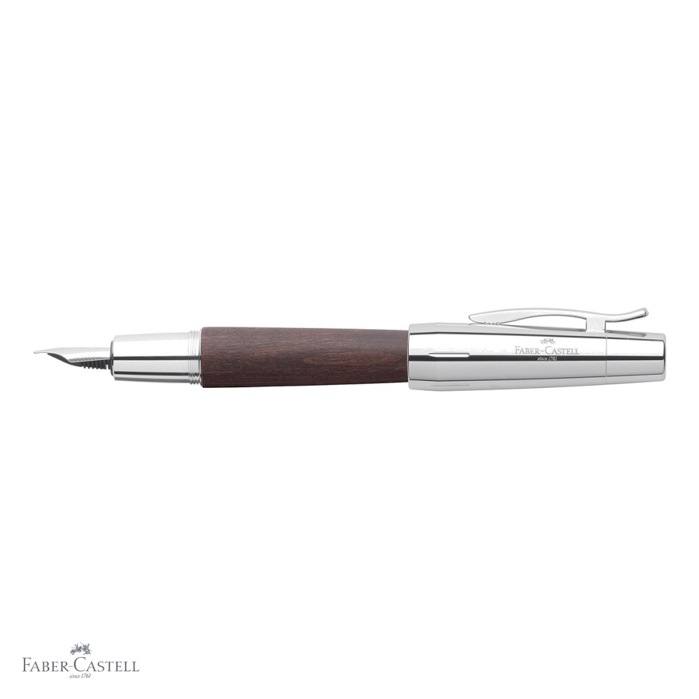 Stilou Faber-Castell e-Motion, corp din lemn de par, penita otel inoxidabil, pentru scriere eleganta [4]
