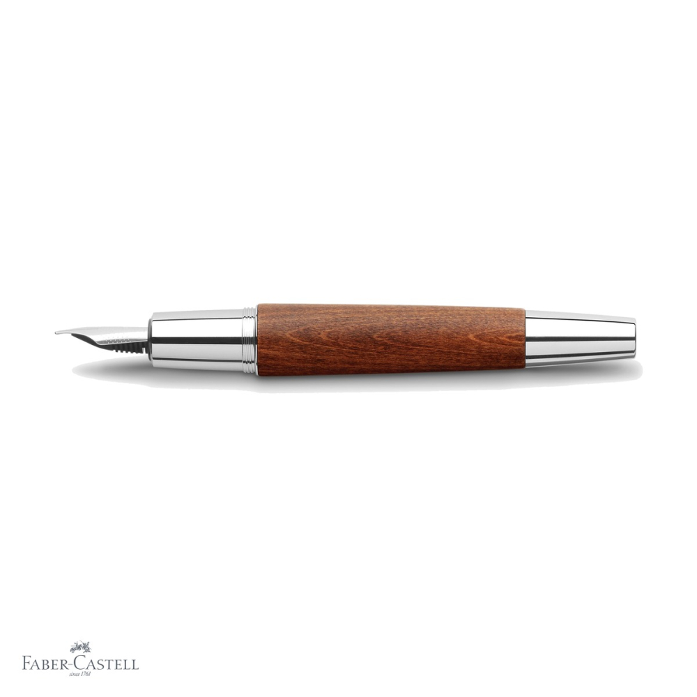 Stilou Faber-Castell e-Motion, corp din lemn de par roscat, penita din otel inoxidabil, pentru scriere premium [4]