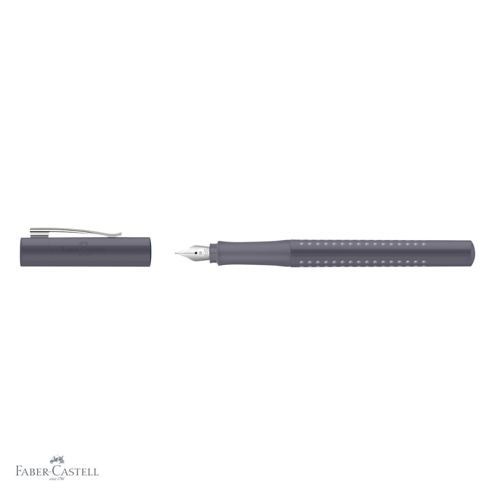Stilou Faber-Castell Grip 2010, penita din otel inoxidabil, marime M, pentru dreptaci si stangaci [4]