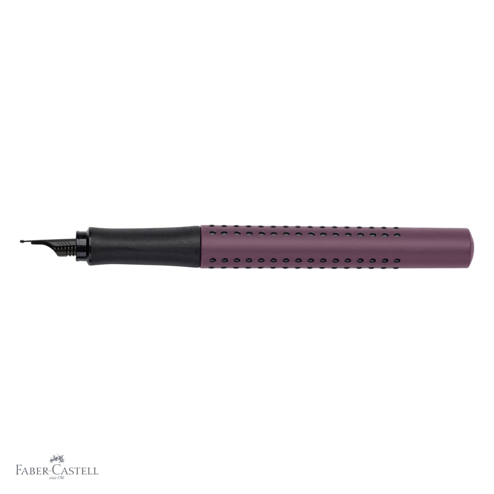 Stilou Faber-Castell Grip 2011 Berry, penita otel inoxidabil, pentru dreptaci si stangaci [4]
